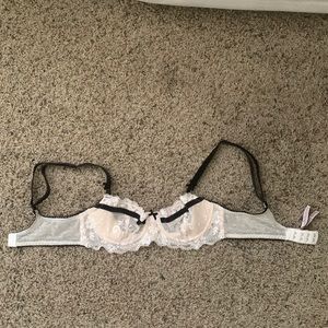 white lace bralette
